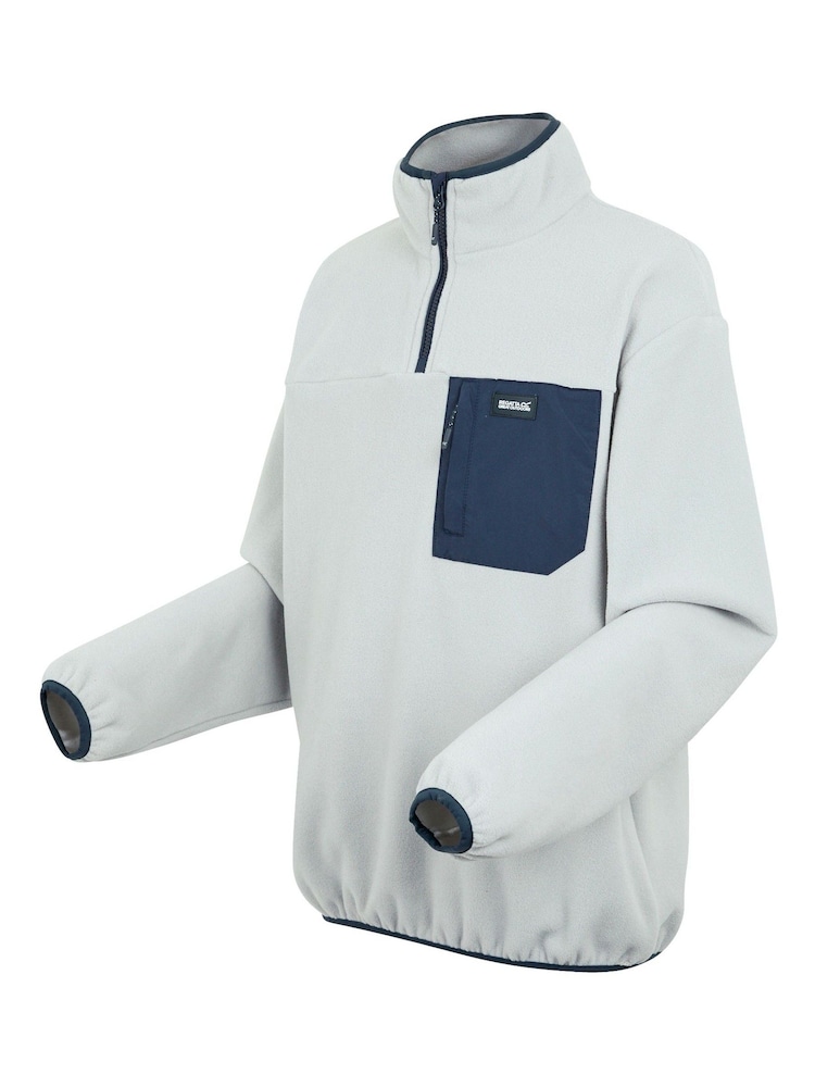 Regatta Grey Mens Frankie Half Zip Fleece - Image 7 of 7