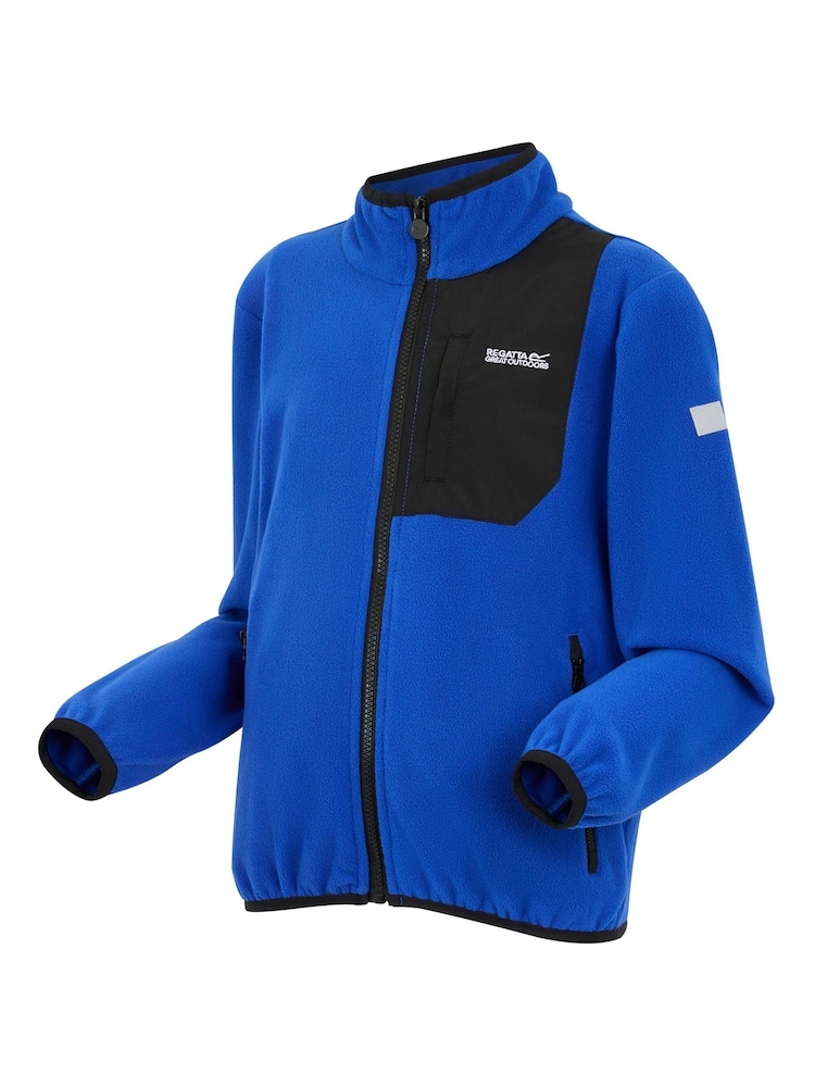 Regatta Blue Kids Frankie Full Zip Fleece - Image 7 of 7 Regatta Blue Kids Frankie Full Zip Fleece - Image 7 of 7