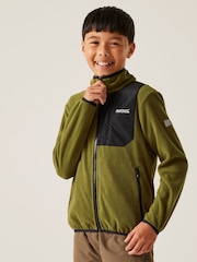 Зеленый - Regatta Kids Frankie Full Zip Fleece - Image 1 of 7