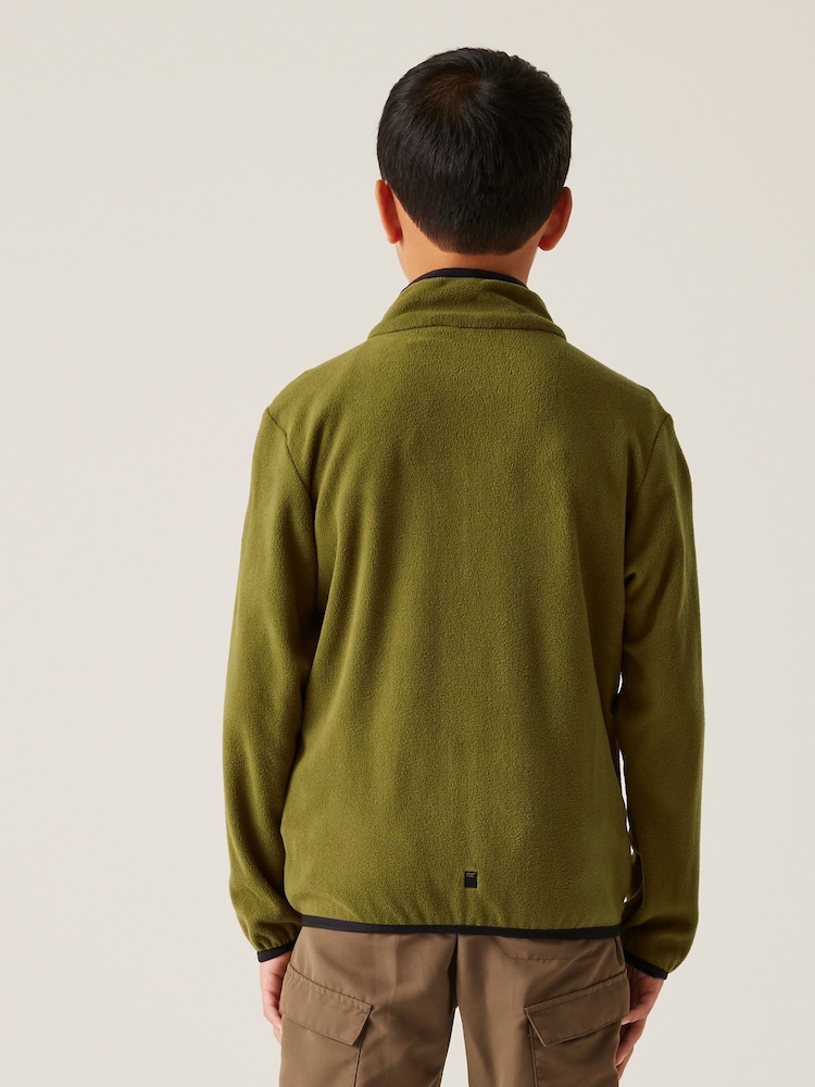 Зеленый - Regatta Kids Frankie Full Zip Fleece - Image 2 of 7