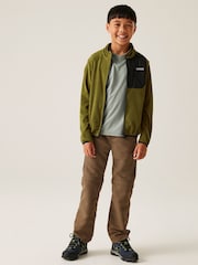 Зеленый - Regatta Kids Frankie Full Zip Fleece - Image 3 of 7
