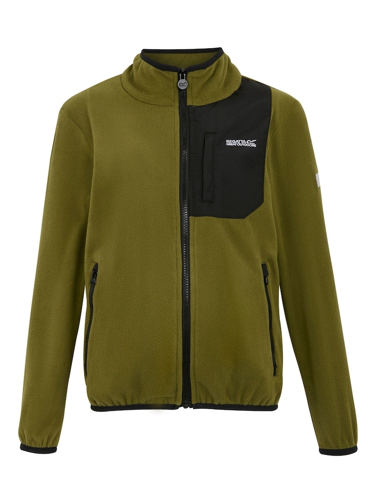 Regatta Green Kids Frankie Full Zip Fleece - Image 5 of 7