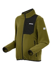 Зеленый - Regatta Kids Frankie Full Zip Fleece - Image 7 of 7