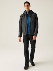 Regatta Grey Mens Birchdale II Waterproof Jacket - Image 3 of 9