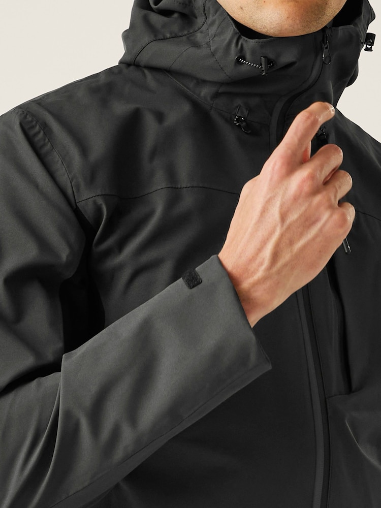 Regatta Grey Mens Birchdale II Waterproof Jacket - Image 5 of 9