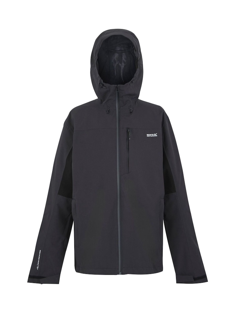 Regatta Grey Mens Birchdale II Waterproof Jacket - Image 7 of 9