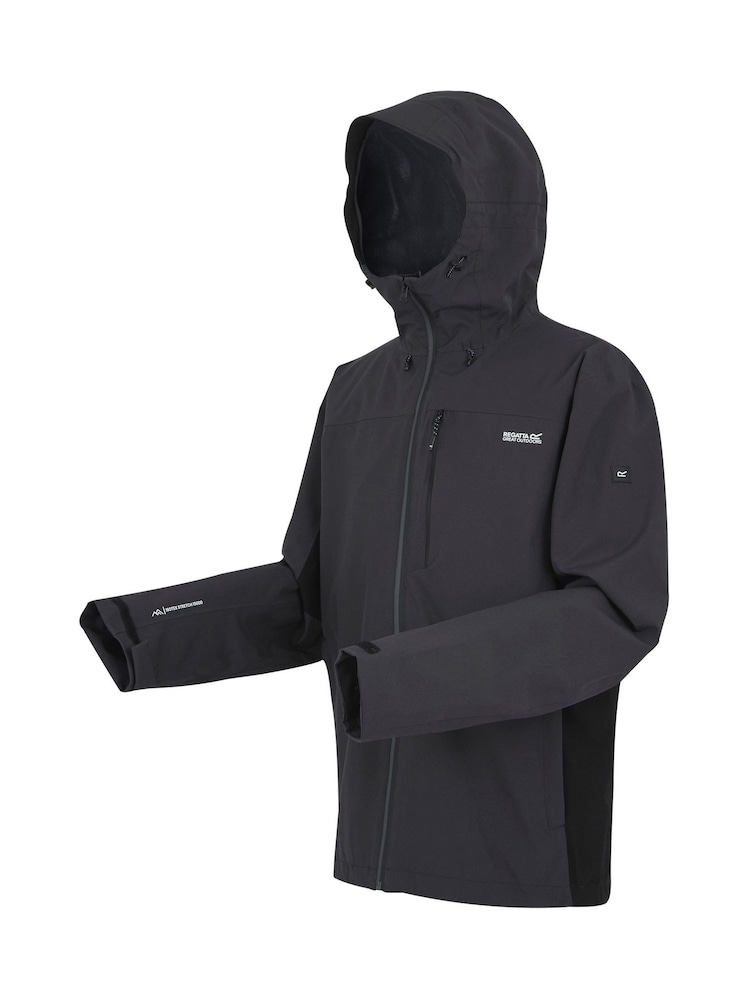 Regatta Grey Mens Birchdale II Waterproof Jacket - Image 9 of 9