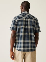 Regatta Blue Mens Loran Lightweight Shirt - Image 2 of 4