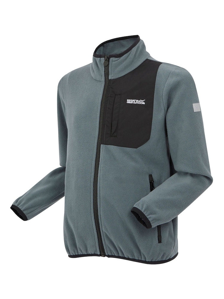 Gris - Regatta Kids Frankie Full Zip Fleece - Imagen 7 de 7 Gris - Regatta Kids Frankie Full Zip Fleece - Imagen 7 de 7