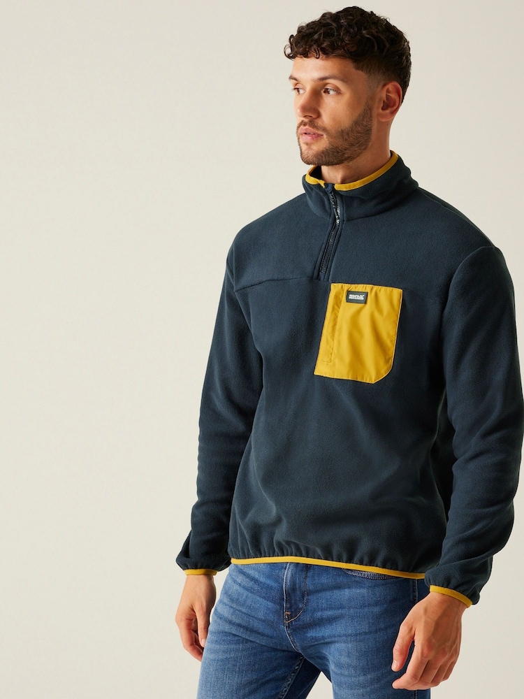 Regatta Mid Blue Mens Frankie Half Zip Fleece - Image 1 of 7