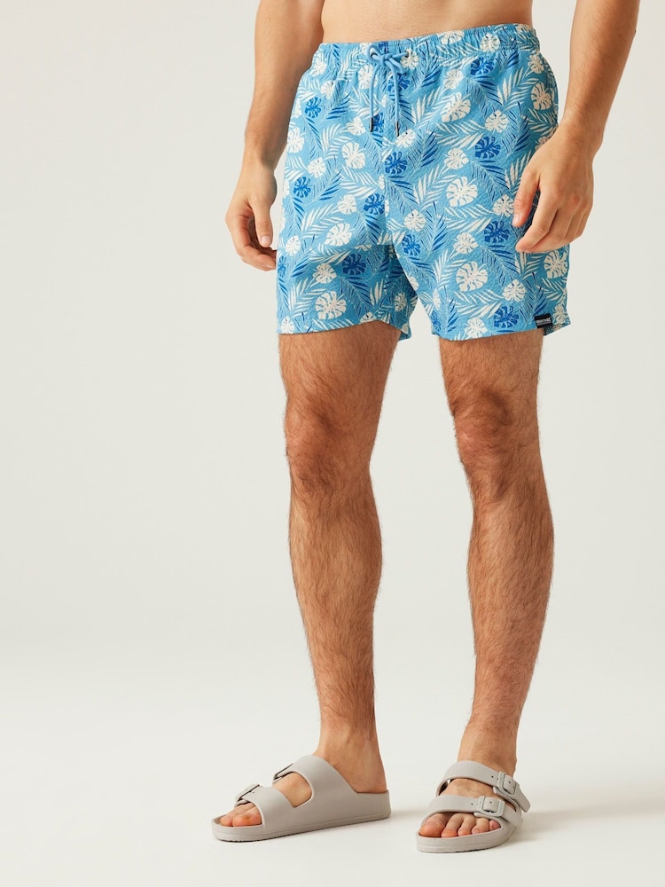 Regatta Blue Sky Mens Loras Swim Shorts - Image 1 of 7