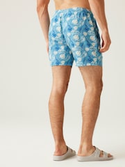 Regatta Blue Sky Mens Loras Swim Shorts - Image 2 of 7