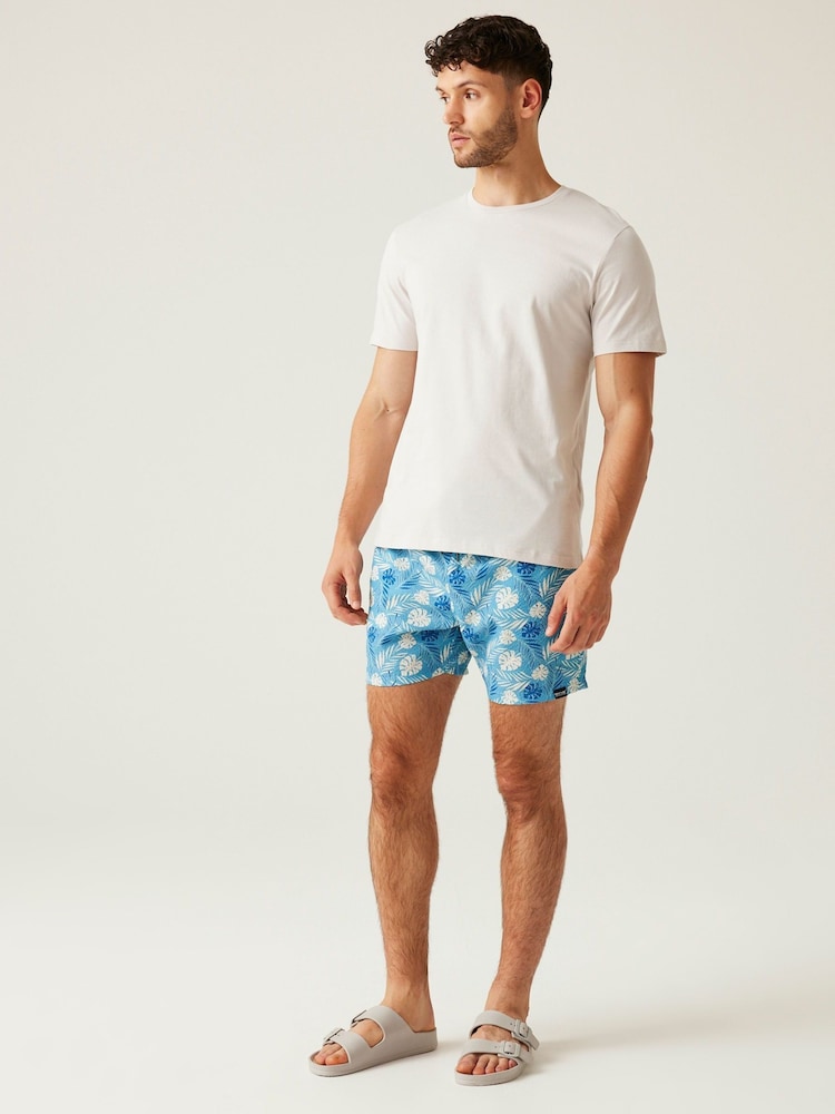 Regatta Blue Sky Mens Loras Swim Shorts - Image 3 of 7