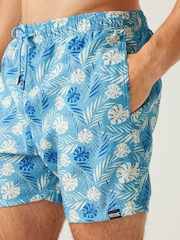 Regatta Blue Sky Mens Loras Swim Shorts - Image 4 of 7