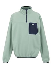 Regatta Mid Green Mens Frankie Half Zip Fleece - Image 5 of 7