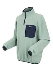Regatta Mid Green Mens Frankie Half Zip Fleece - Image 7 of 7