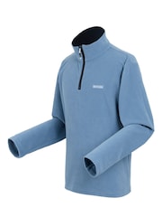 Regatta Blue Mens Thompson Lightweight Half Zip Fleece - Image 7 of 7