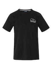 Regatta Black Mens Cline IX 100% Cotton T-Shirt - Image 5 of 7