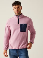 Regatta Pink Mens Frankie Half Zip Fleece - Image 1 of 7