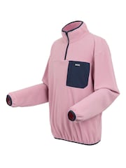 Regatta Pink Mens Frankie Half Zip Fleece - Image 7 of 7