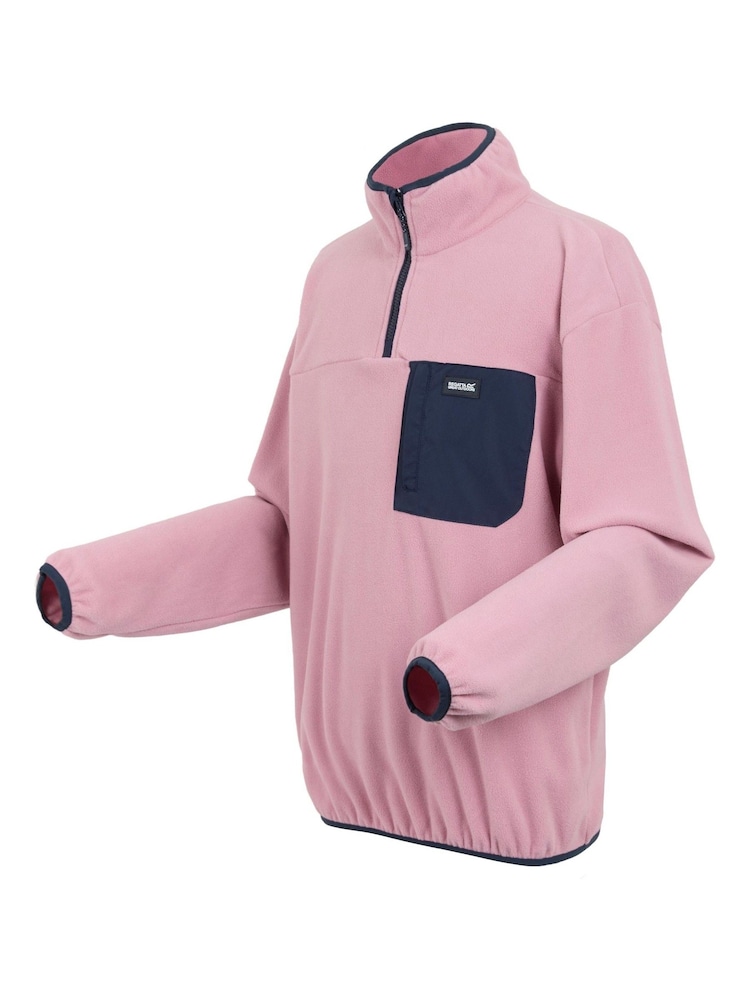 Regatta Pink Mens Frankie Half Zip Fleece - Image 7 of 7