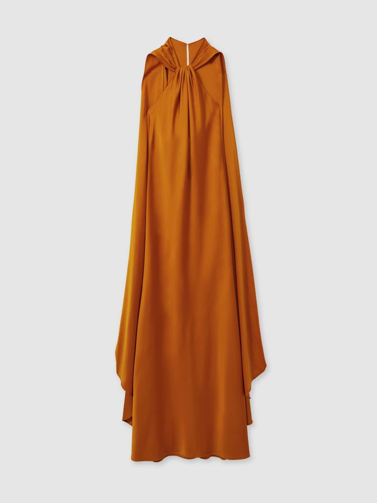 Бретелька на шею платье макси Halston - Image 2 of 6