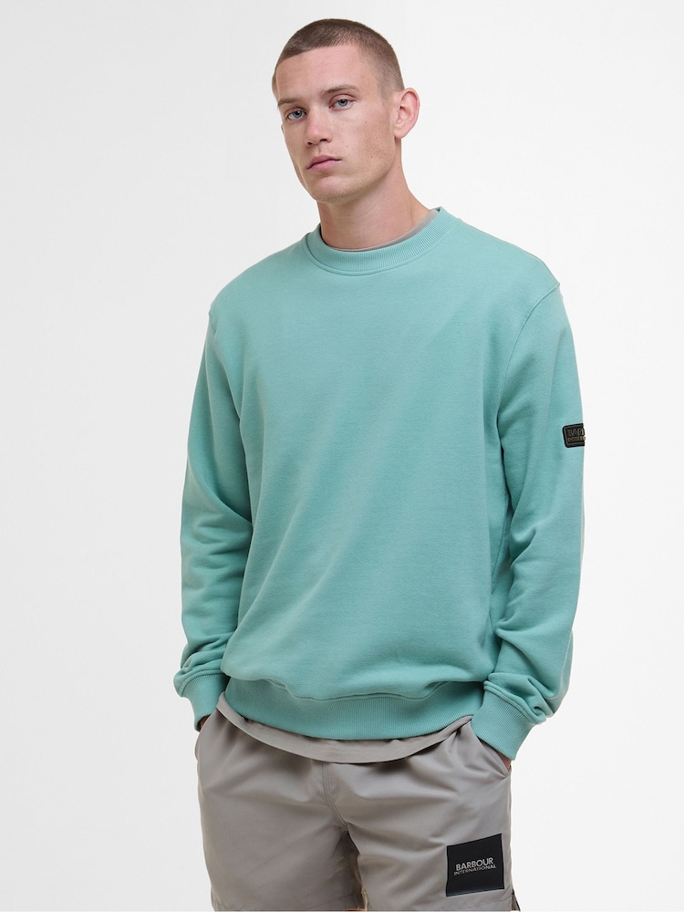 Barbour® International Outline Crew Jumper - Image 1 of 5 Barbour® International Outline Crew Jumper - Image 1 of 5