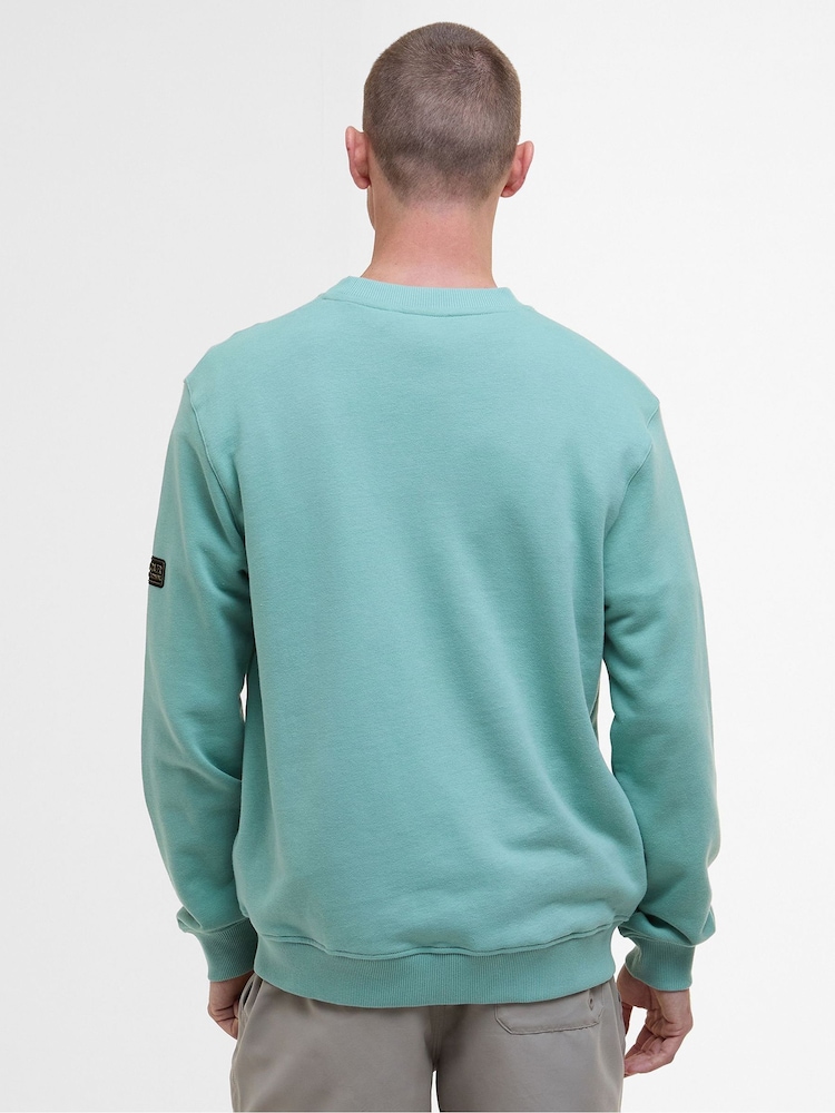 Barbour® International Outline Crew Jumper - Image 2 of 5 Barbour® International Outline Crew Jumper - Image 2 of 5