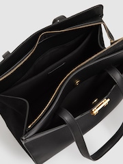 Reiss Tote-Bag „Delphine“ aus genarbtem Leder - Bild 3 von 5