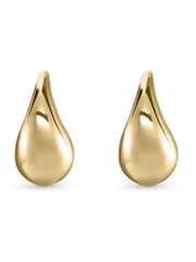 Beaverbrooks 9ct Yellow Gold Teardrop Earrings - Image 1 of 4