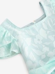 Baker by Ted Baker Mint Green Floral Burnout Dress - Image 10 of 12
