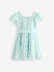 Baker by Ted Baker Mint Green Floral Burnout Dress - Image 8 of 12