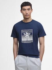 Barbour® International Track Bike Graphic T-Shirt - Image 1 of 4