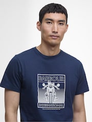 Barbour® International Track Bike Graphic T-Shirt - Image 3 of 4