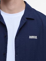 Barbour® Blue Checkerboard Twill Summer Shirt - Image 4 of 5