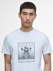 Barbour® International Track Bike Graphic T-Shirt - Image 3 of 4
