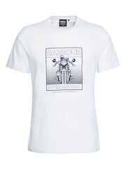Barbour® International Track Bike Graphic T-Shirt - Image 4 of 4