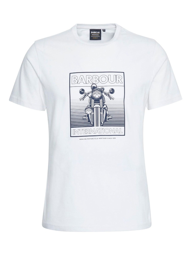 Barbour® International Track Bike Graphic T-Shirt - Image 4 of 4