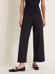 Monsoon Black Paula Ponte Bootcut Trousers - Image 2 of 5