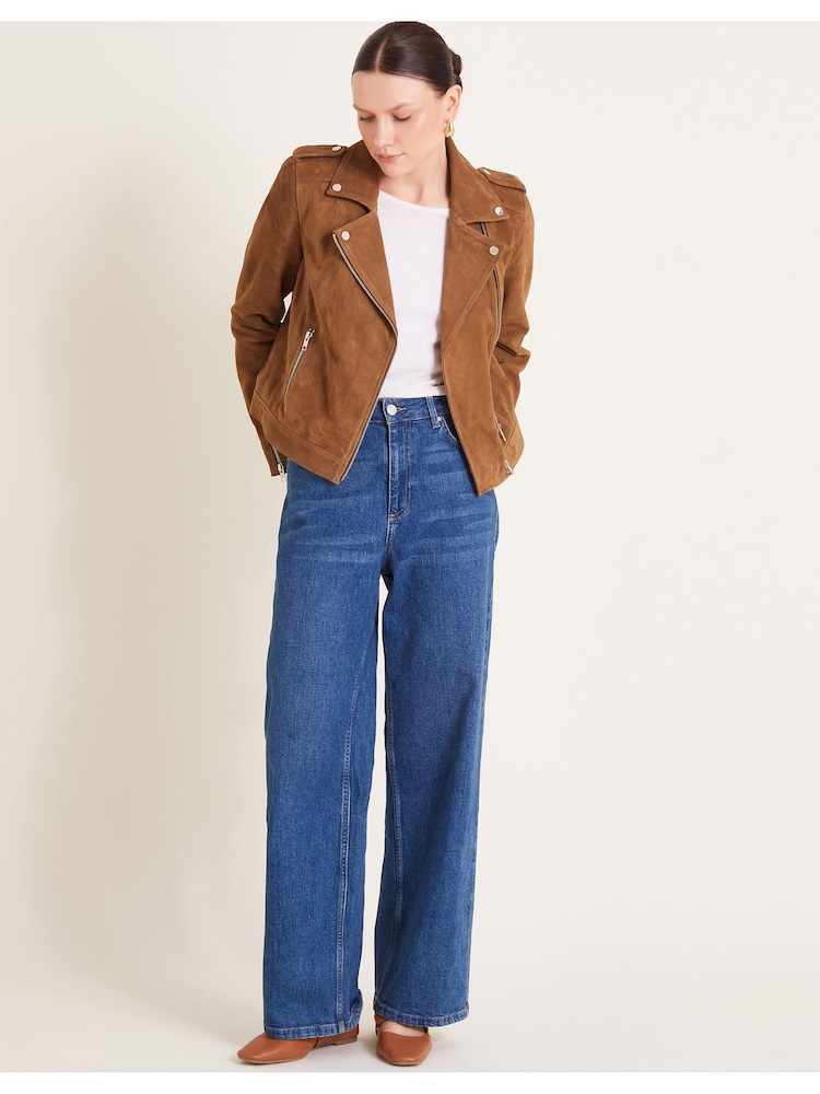 Monsoon Natural Sienna Suede Jacket - Image 2 of 6