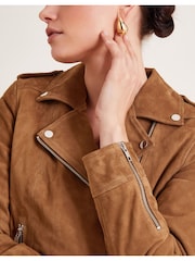Monsoon Natural Sienna Suede Jacket - Image 4 of 6
