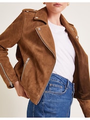 Monsoon Natural Sienna Suede Jacket - Image 5 of 6