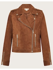 Monsoon Natural Sienna Suede Jacket - Image 6 of 6