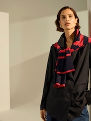 Monsoon Blue Paige Pinstripe Blazer - Image 2 of 8