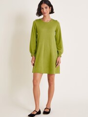 Monsoon Green Susie Swing Dress - Image 1 of 6