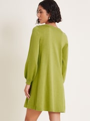 Monsoon Green Susie Swing Dress - Image 3 of 6
