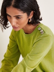Monsoon Green Susie Swing Dress - Image 4 of 6