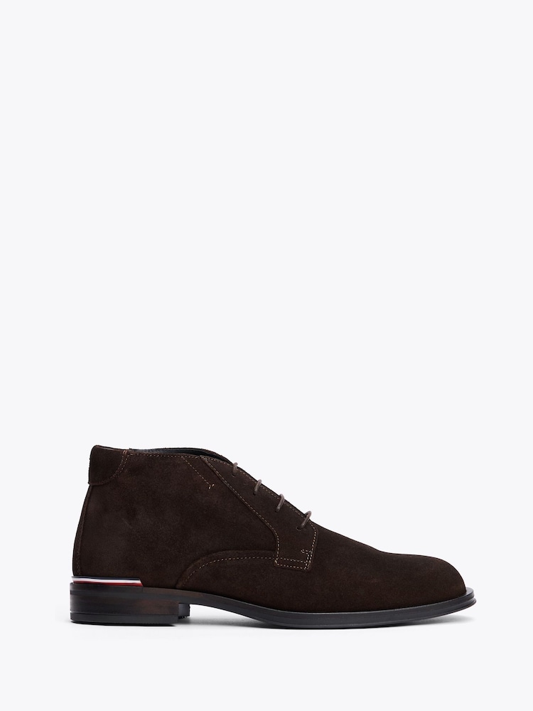Tommy Hilfiger Core Suede Brown Boots - Image 1 of 7