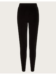 Monsoon Black Vixie Velvet Leggings - Image 5 of 5