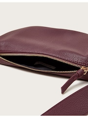 Monsoon Red Meg Faux Leather Crescent Sling Bag - Image 3 of 3